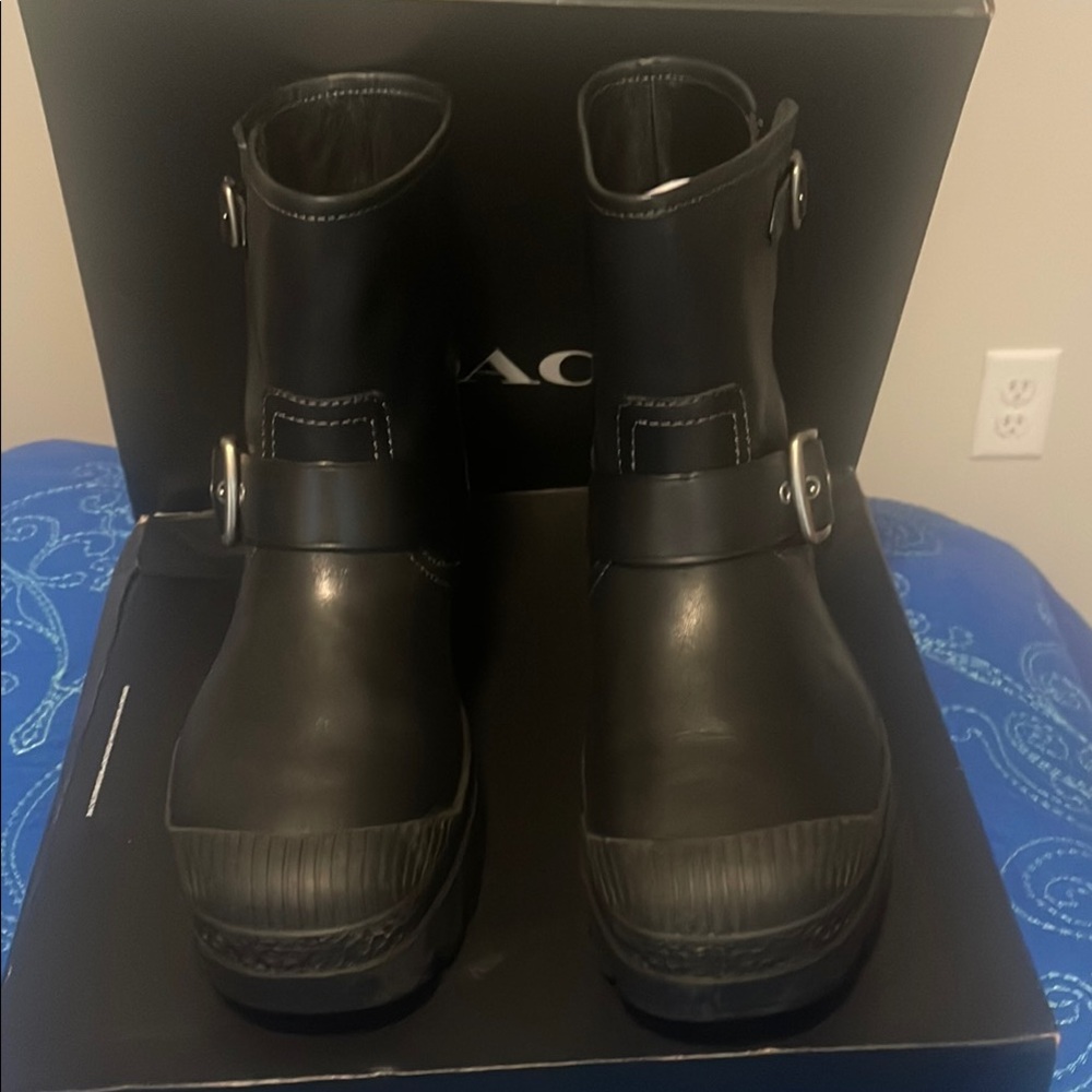 Coach Black Ankle Boots